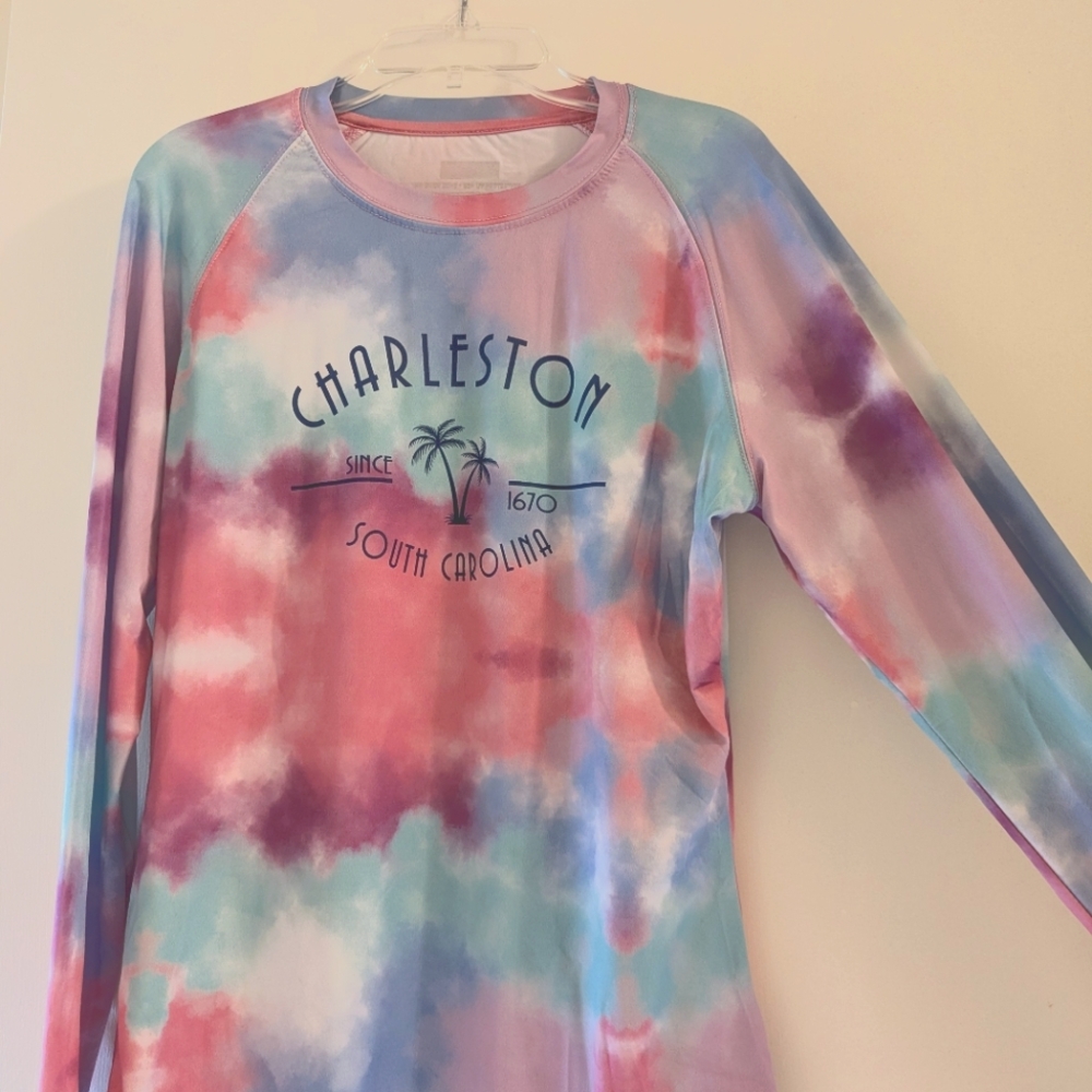 Sleeve Rash Guard UPF 50 Tie-dye Long Sleeve